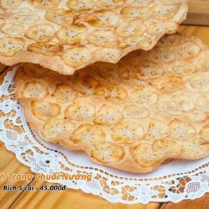 Bánh tráng chuối Nướng