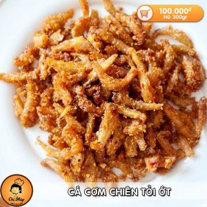 Cá cơm chiên tỏi ớt 300gr