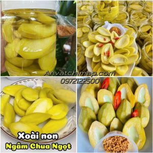 Xoài Non Ngâm Chua Ngọt 500gr