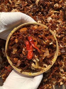 khô bò vụn quay tỏi 250gr