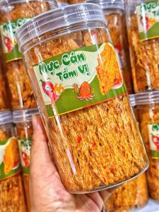 mực cán tẩm vị 250gr