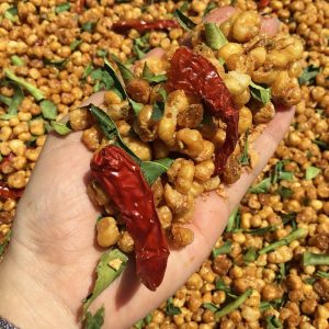 bắp rang lá chanh cay