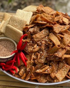 Sườn chay sấy mè