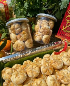 bánh đồng tiền dừa sầu riêng 280gr