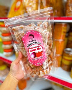 bánh tráng cuộn tôm hành