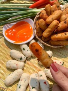 bánh khoai mỳ cay ( chưa chiên)