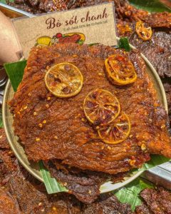 bò miếng sốt chanh 300GR