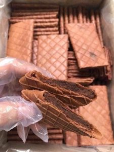 bánh xếp kẹp socola