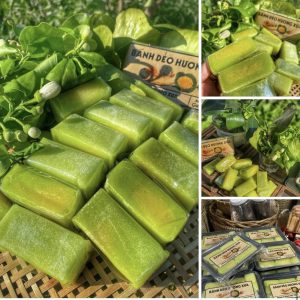 Bánh dẻo đậu xanh lá dứa