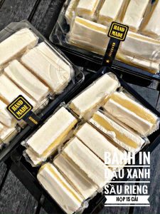 bánh in đậu xanh sầu riêng