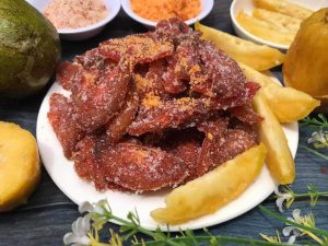 mứt cóc sấy cay