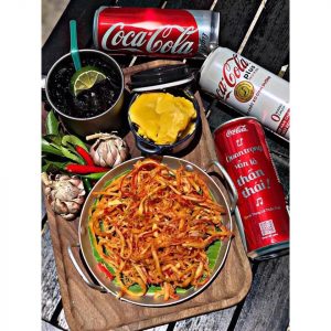 mực sợi bơ tỏi 180gr