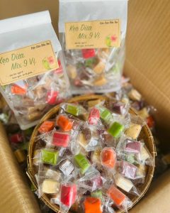 kẹo dừa mix 9 VỊ 500gr