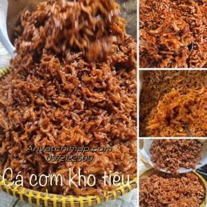 cá cơm kho tiêu 300gr