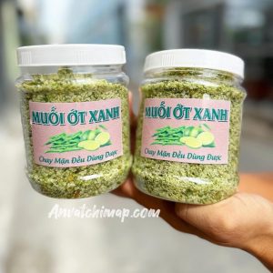 Muối hột ớt xanh 500gr