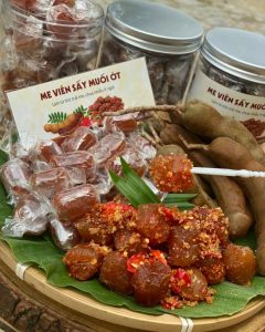 me viên sấy muối ớt