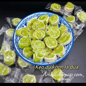 kẹo dừa non lá dứa 500gr