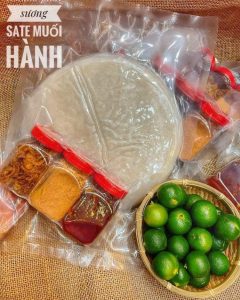 combo bánh tráng 3 vị sốt