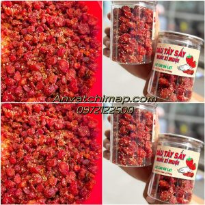 dâu tây sấy muối xí muội 300gr