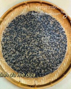 bánh đa mè dừa ( chưa nương)