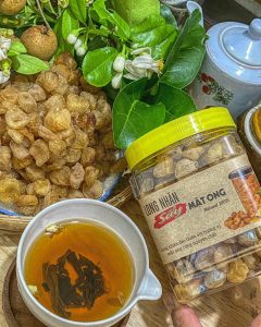 long nhãn sấy mật ong