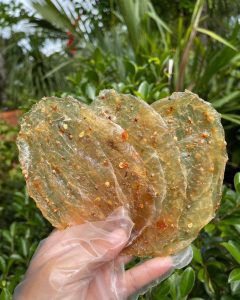 khô cá bóng bò ép tròn 500gr