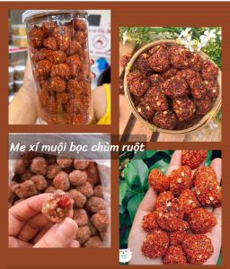 me xí muội bọc chùm ruột