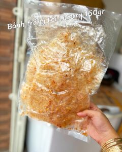 bánh tráng tỏi luxury