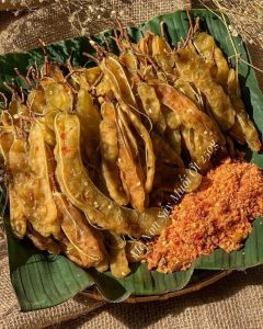 me non sấy muối ớt