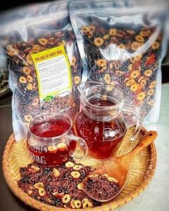 trà gạo lứt huyết rồng