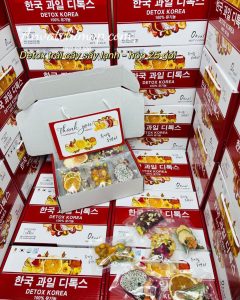 set detox trái cây – hộp 25 gói