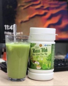 Bột Rau Má Đậu Xanh Cần Tây Nước Cốt Dừa 500gr