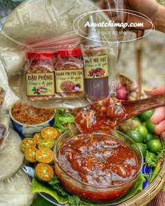 set BÁNH TRÁNG SỐT ME CAY – 3 chai