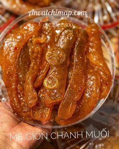 MỨT ME GIÒN CHANH MUỐI 500gr