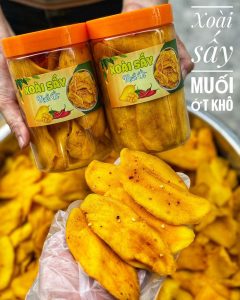 XOÀI SẤY MUỐI ỚT KHÔ 500gr