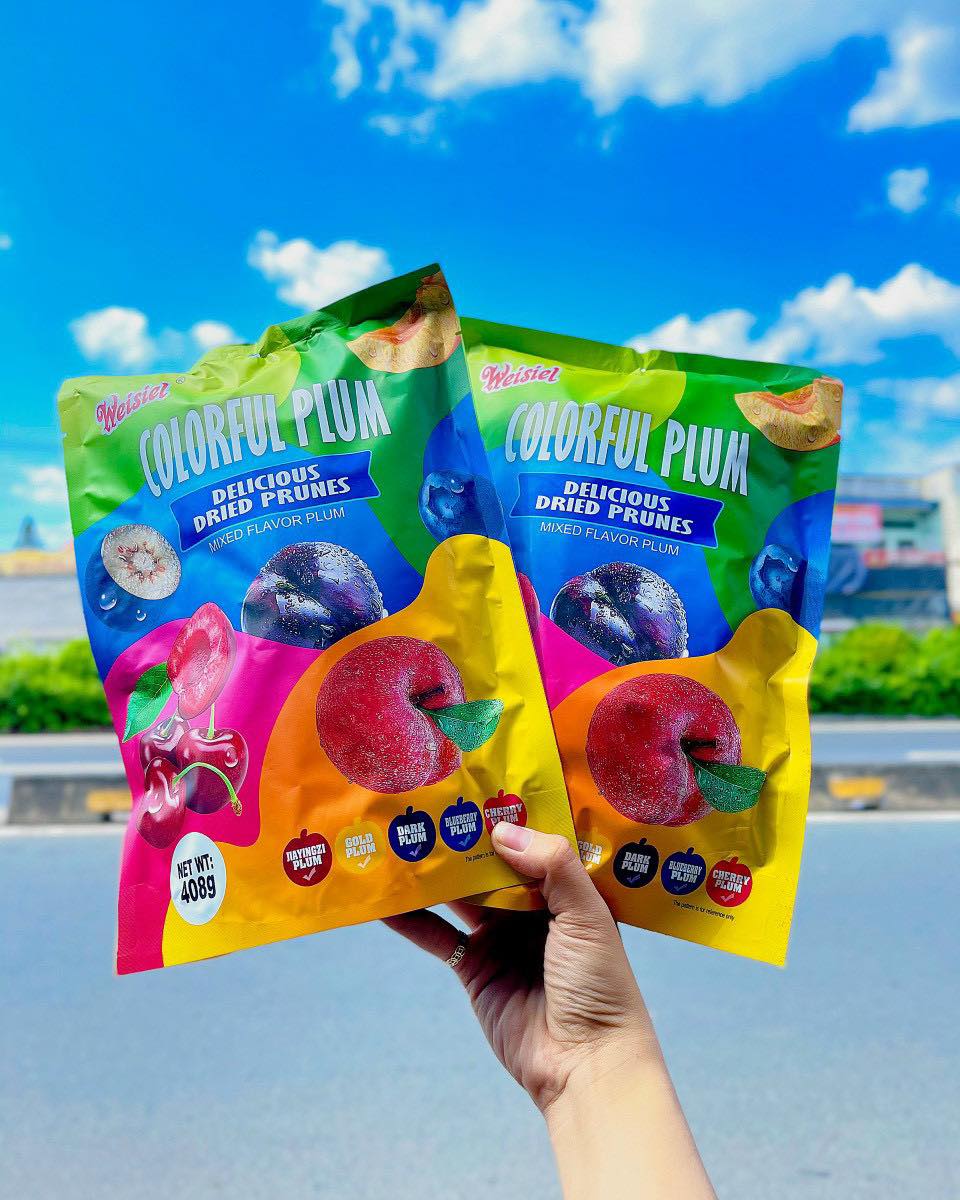 Kẹo Trái Cây Colorful Plum - Hương Vị Tự Nhiên Đầy Màu Sắc