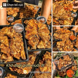 khô đuối giòn muối ớt 300gr