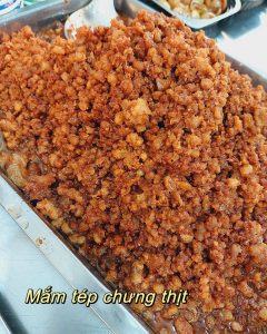 MẮM TÉP CHƯNG THỊT  500gr