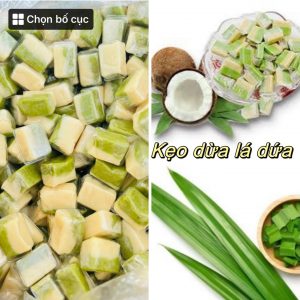 KẸO DỪA LÁ DỨA 500GR