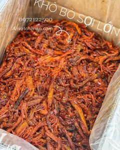 KHÔ BÒ SỢI LỚN  250gr