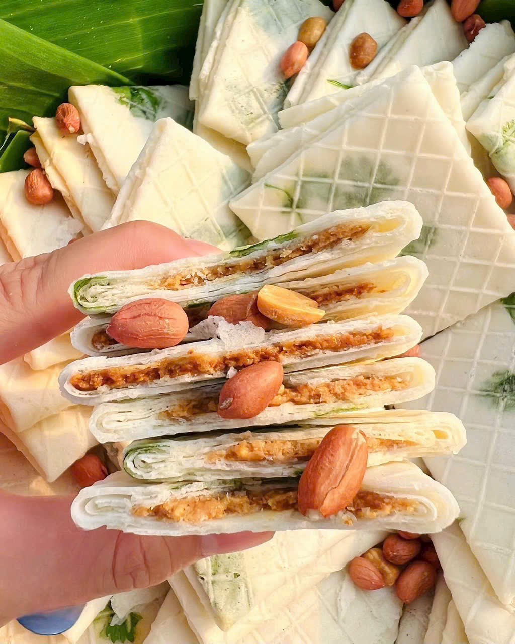 BÁNH KẸP TRẮNG NGÒ NHÂN ĐẬU PHỘNG 350GR | Ăn Vặt Chị Mập