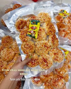 CƠM CHÁY MINI SỐT MẮM THÁI 500gr
