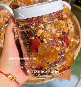 MỨT QUẾ HOA TÁO ĐỎ 500gr