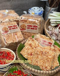 CƠM TẤM SẤY MUỐI ỚT 500gr