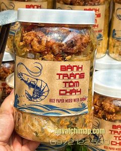 bánh tráng tôm cháy 300gr