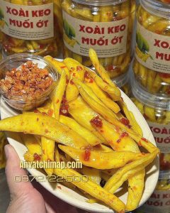 XOÀI KEO LẮC MUỐI ỚT 500gr