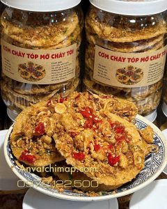 CƠM CHÁY TÓP MỠ HÀNH PHI MUỐI TÔM 500gr