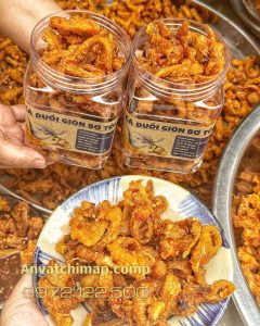 CÁ ĐUỐI CHIÊN GIÒN BƠ TỎI 250GR