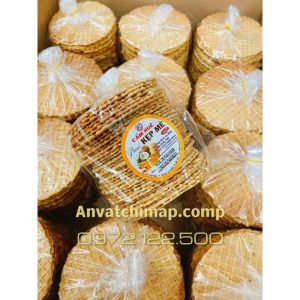 BÁNH KẸP MÈ DỪA SỮA GIÒN BÉO CẨM HUÊ 500GR