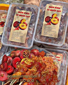 MỨT MẬN KHÍA TẮC XÍ MUỘi CAY 500GR